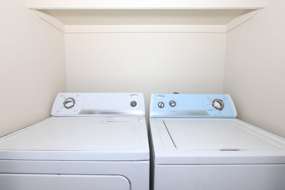 Washers available in select homes at Prescott Pointe