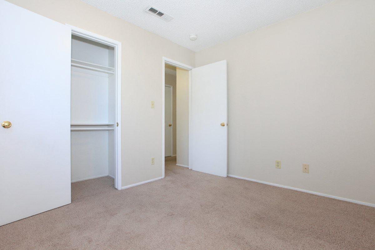 The closets are roomy at Prescott Pointe