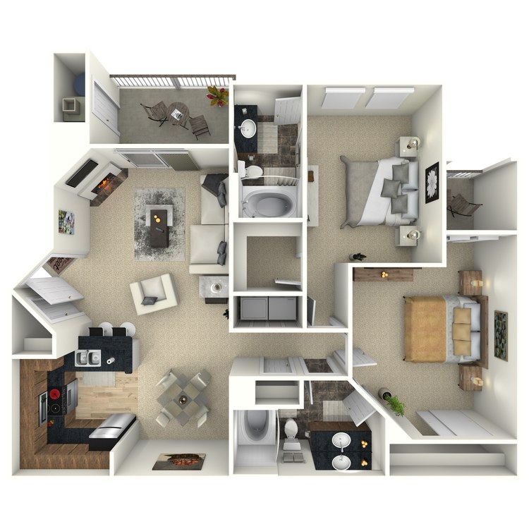Floor plan image of B2