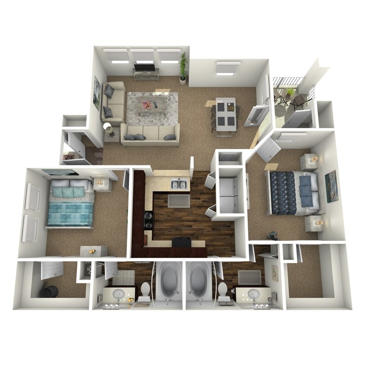 Floor plan image of B1 B1R