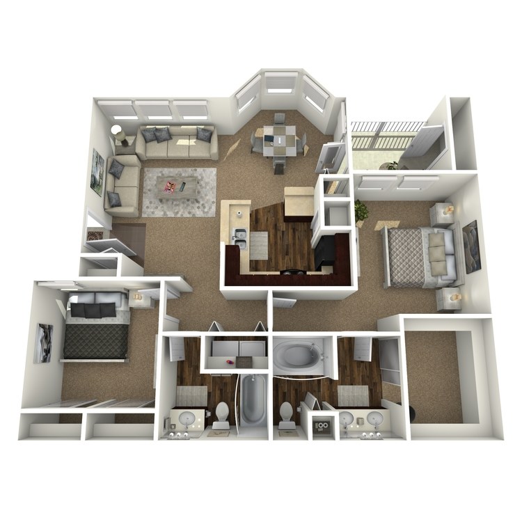 Floor plan image of B2 B2R