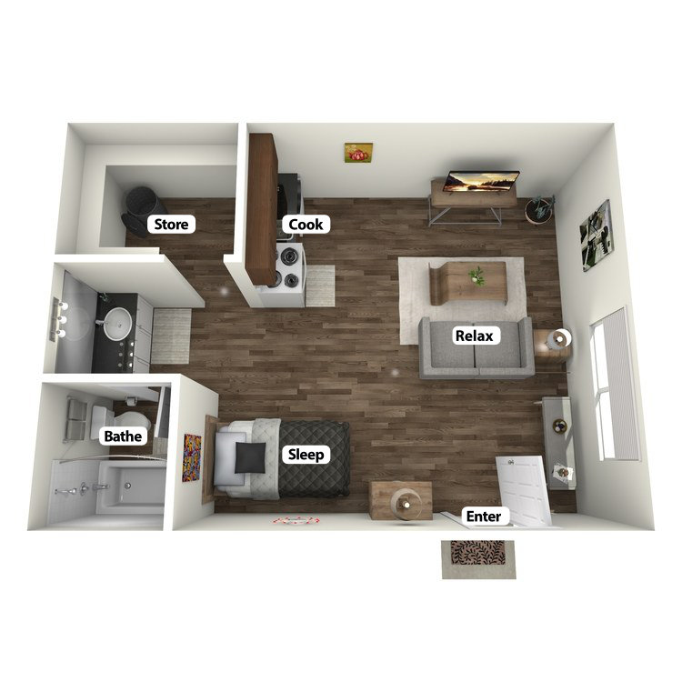 Floor plan image of The Mimosa