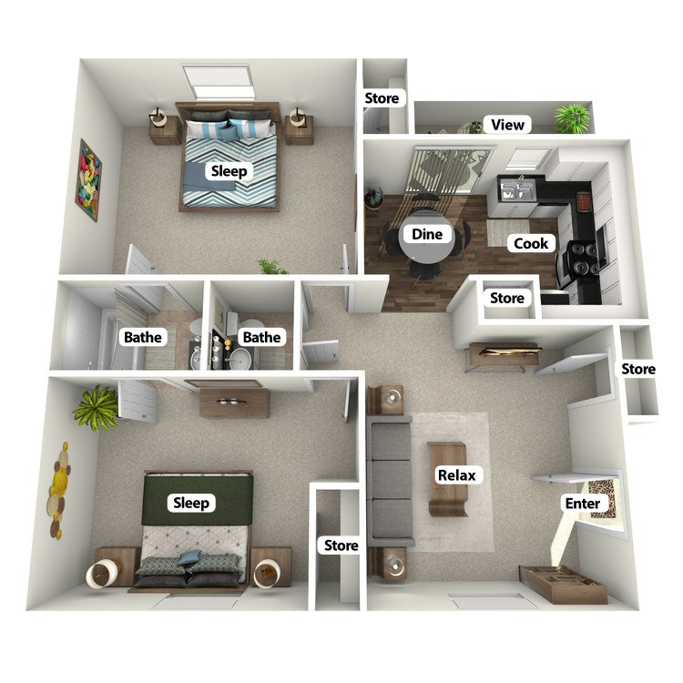 Floor plan image of The Pine
