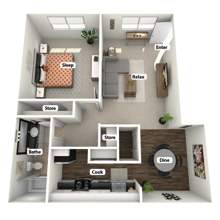Floor plan image of The Dogwood