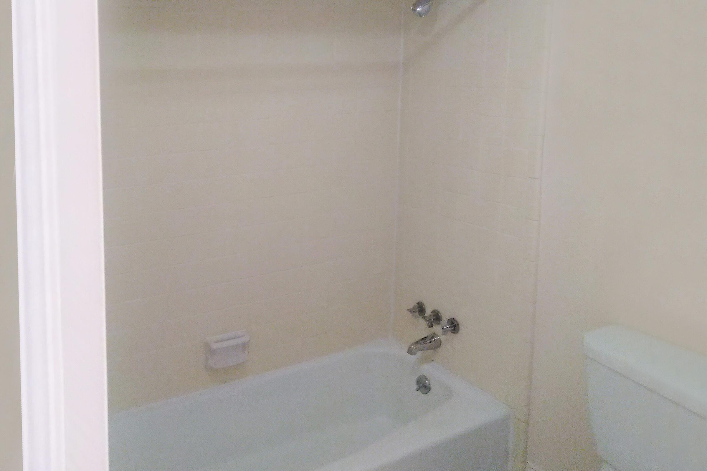 a shower and a sink