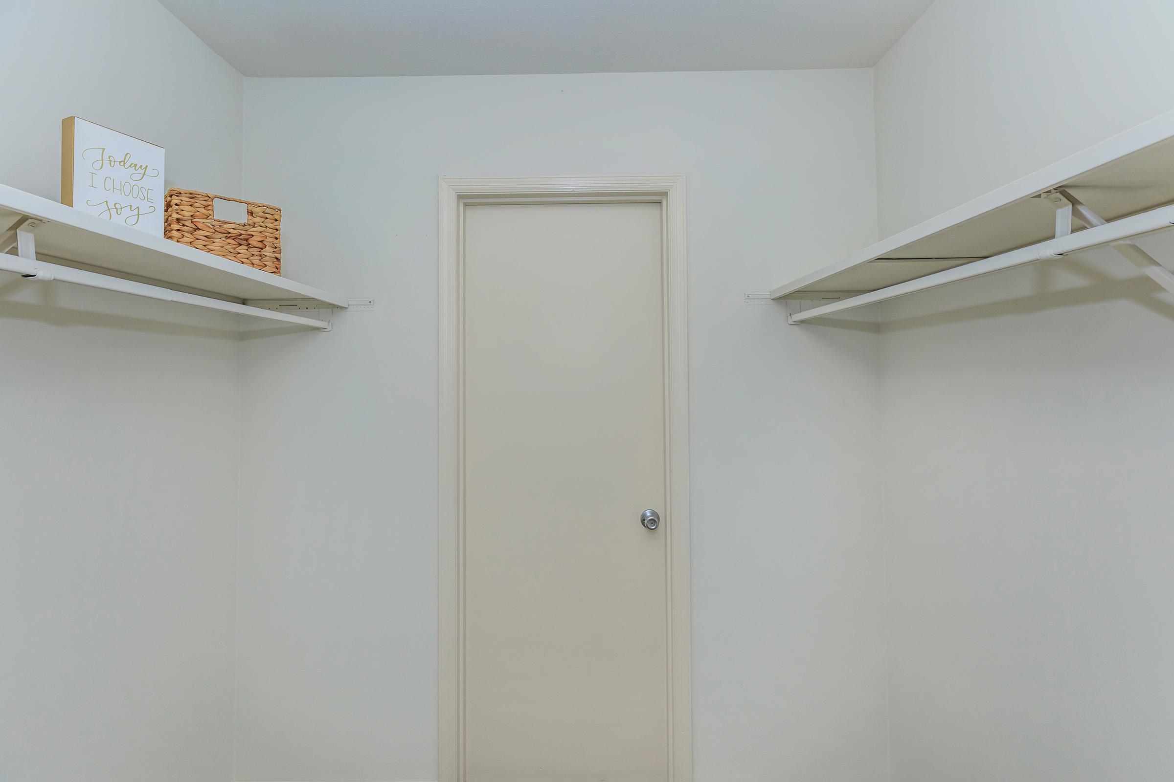 a close up of a door