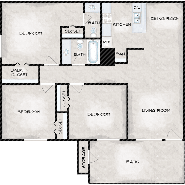 Plan C floor plan image