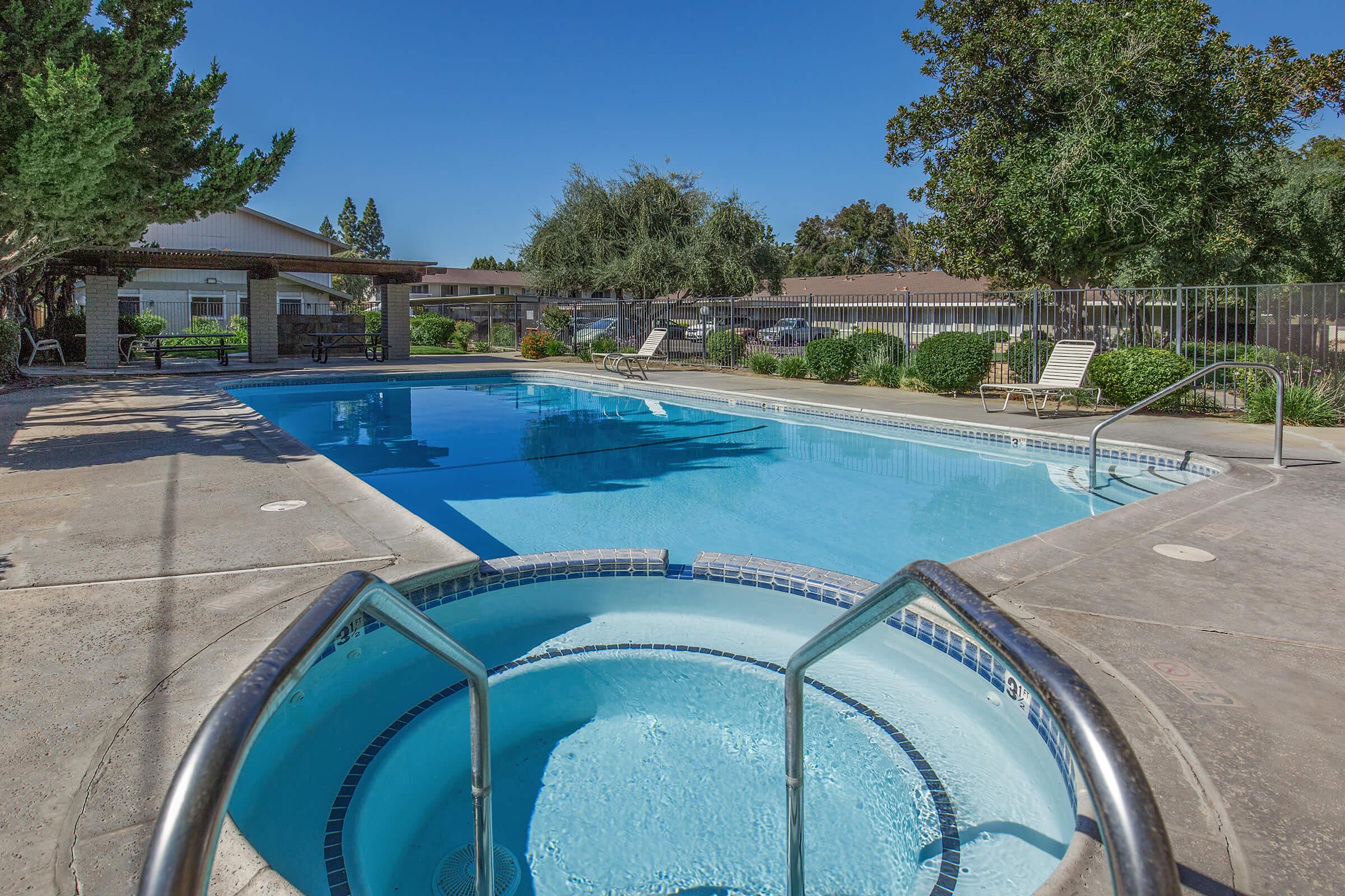 an empty pool