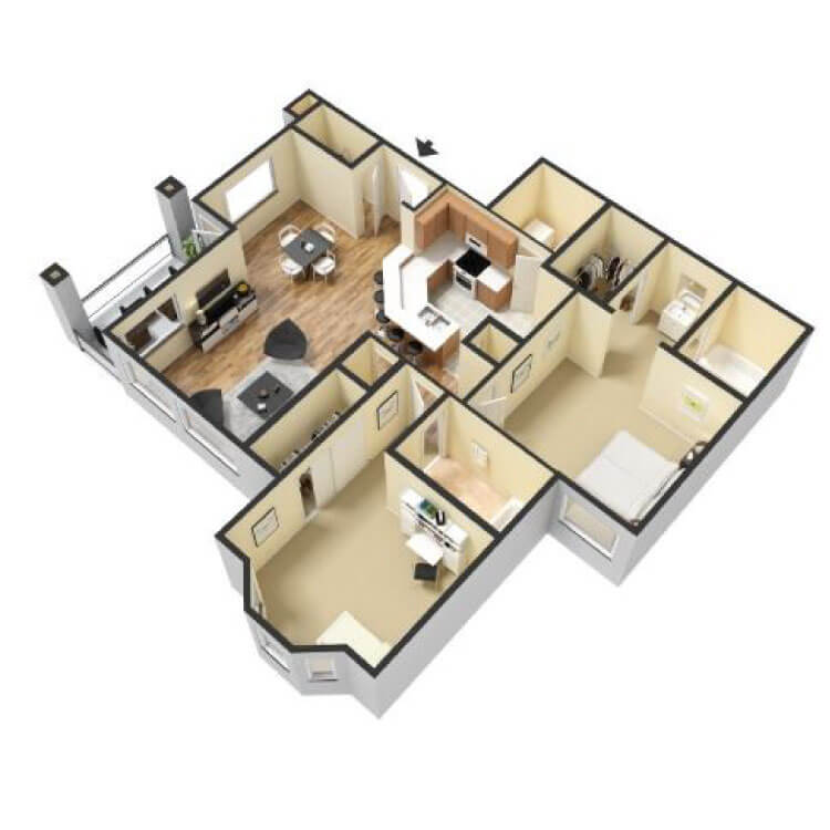 Floor plan image of 2D