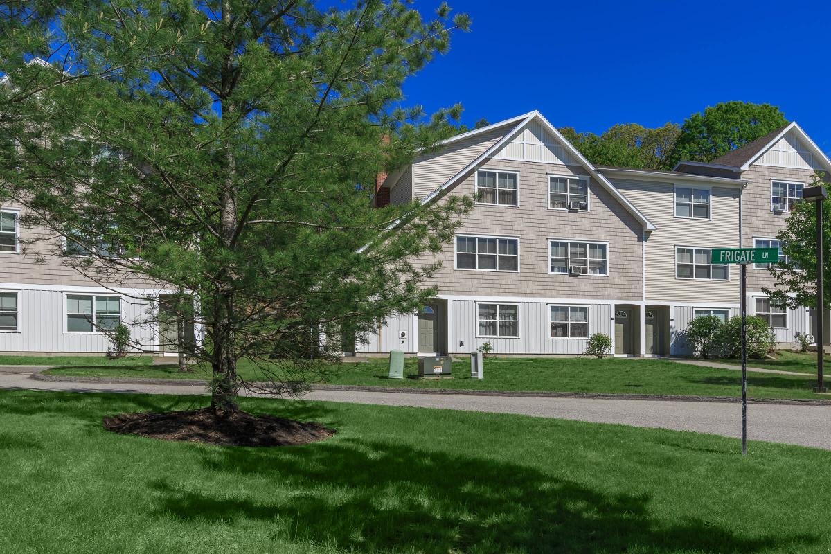 a large lawn in front of a house