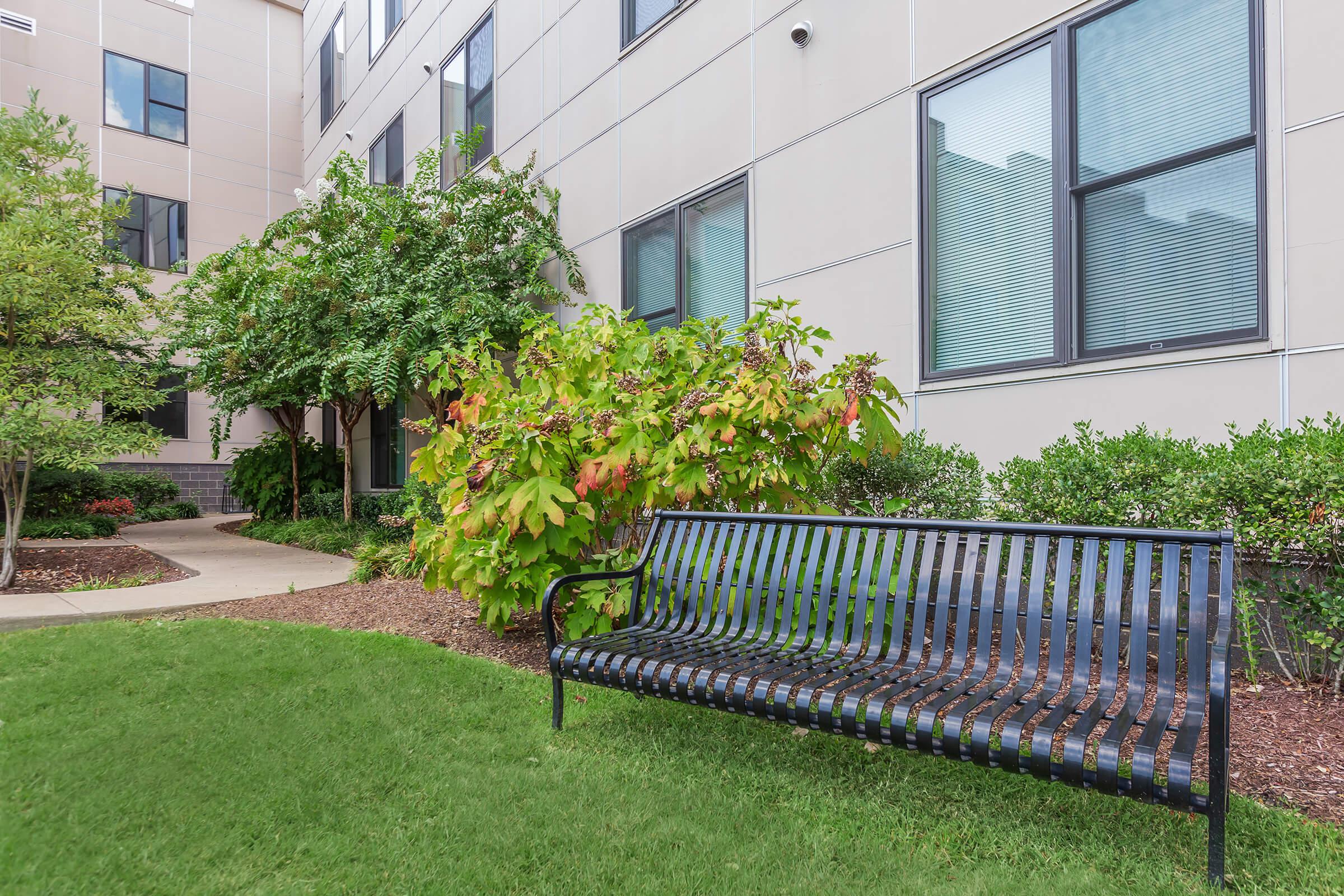 Relaxing Bench at Uptown Flats