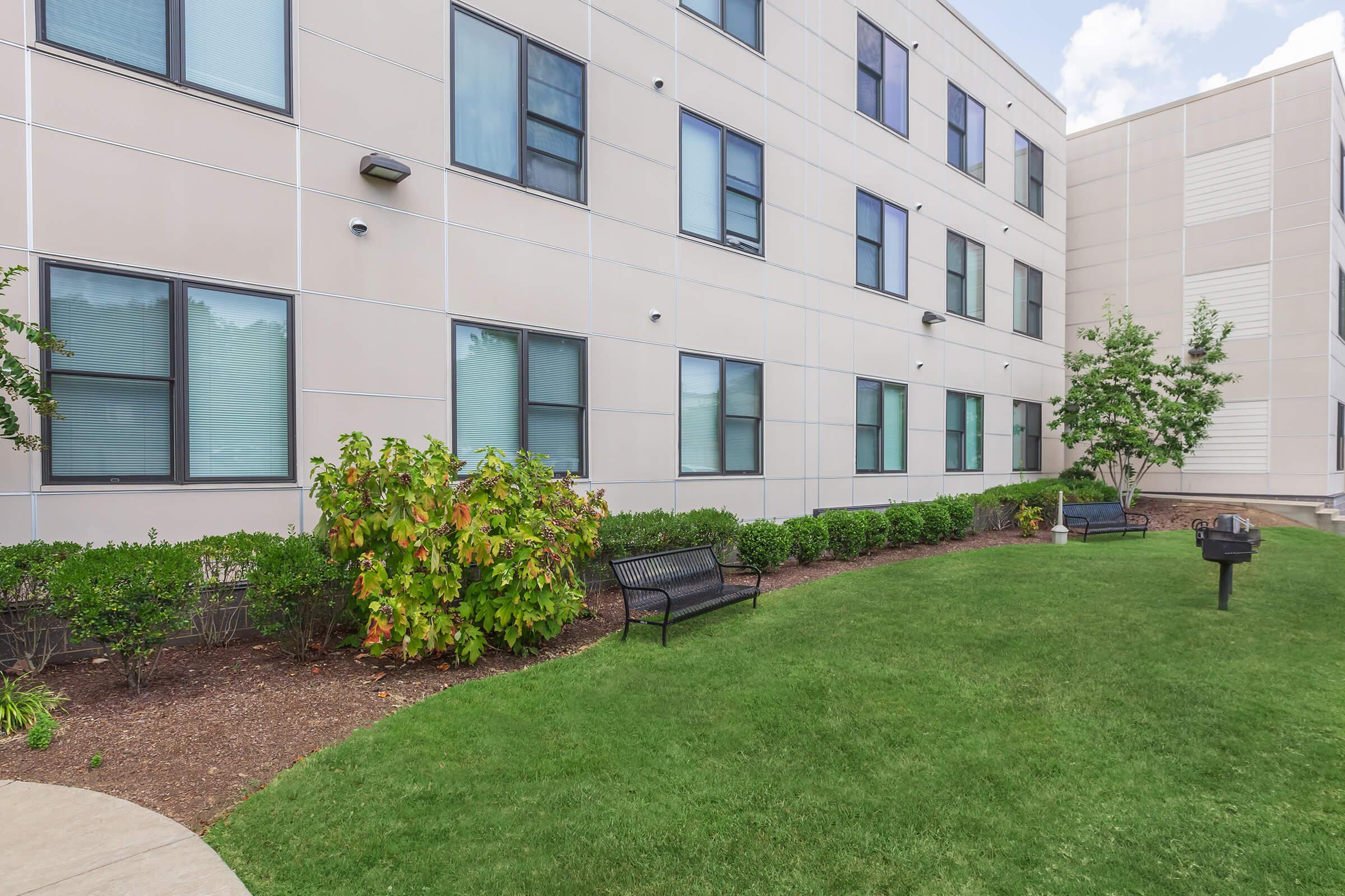 Manicured Grounds at Uptown Flats