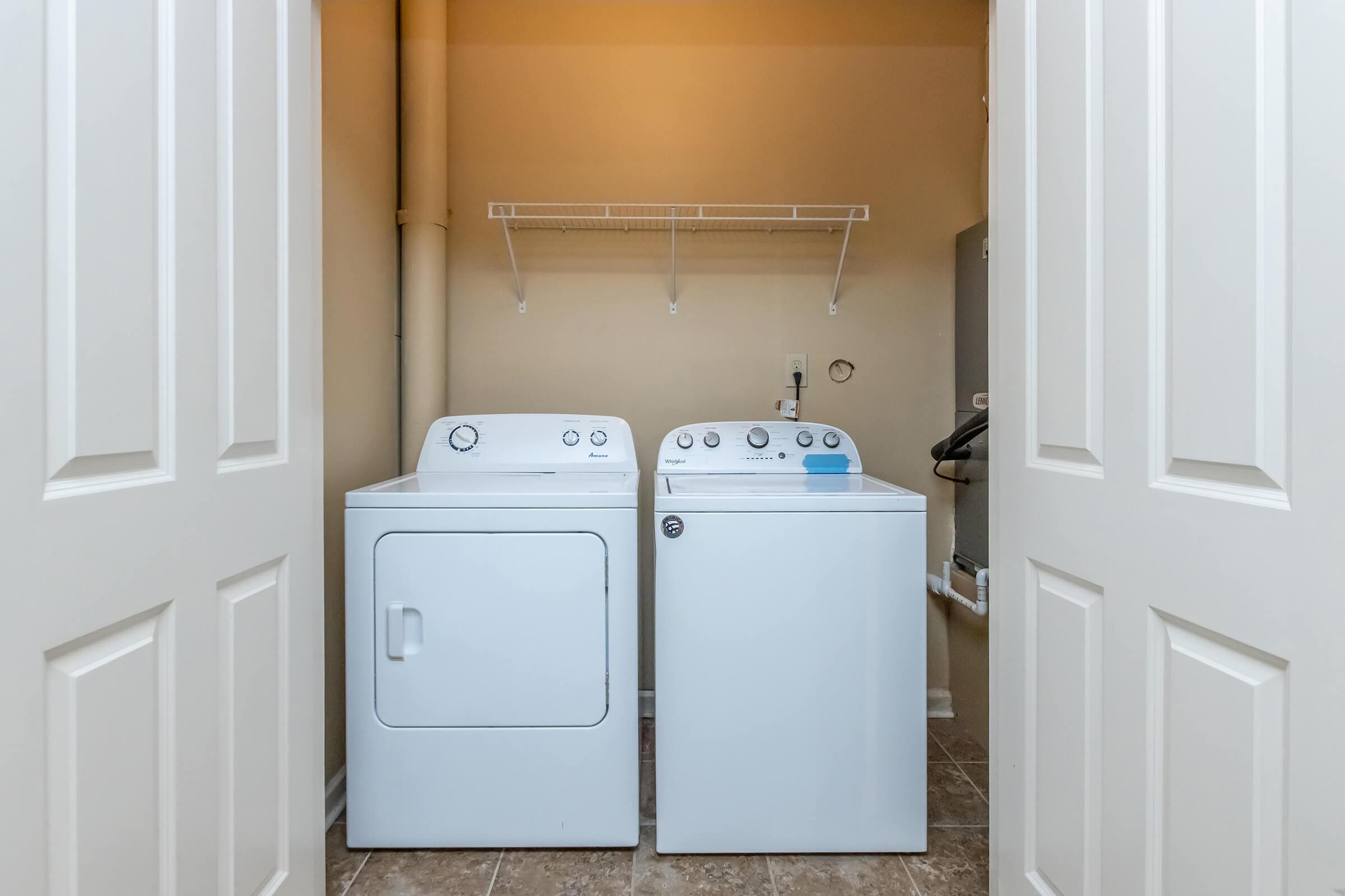 Laundry area with washer and dryer