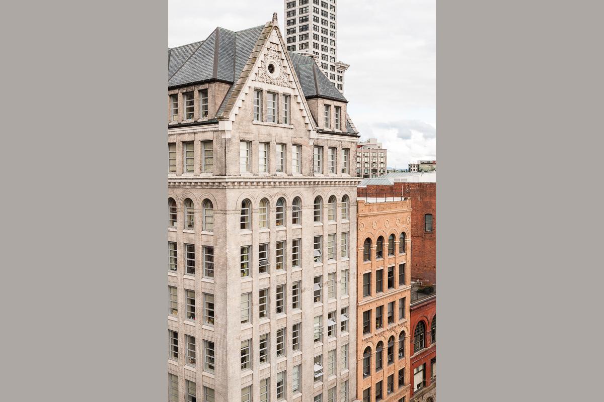 a tall building