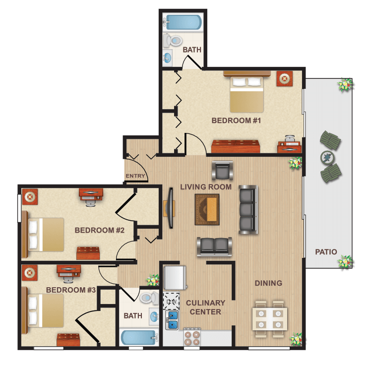 Floor plan image of The Sequoia