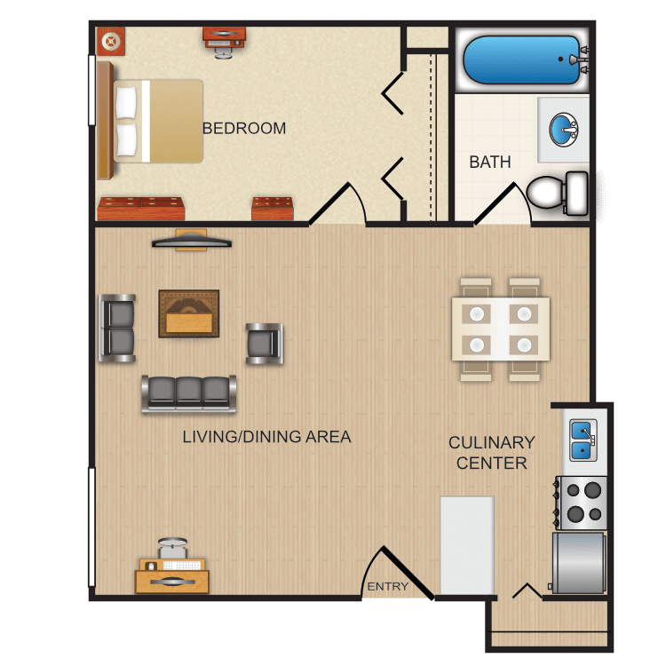 Floor plan image of The Spruce