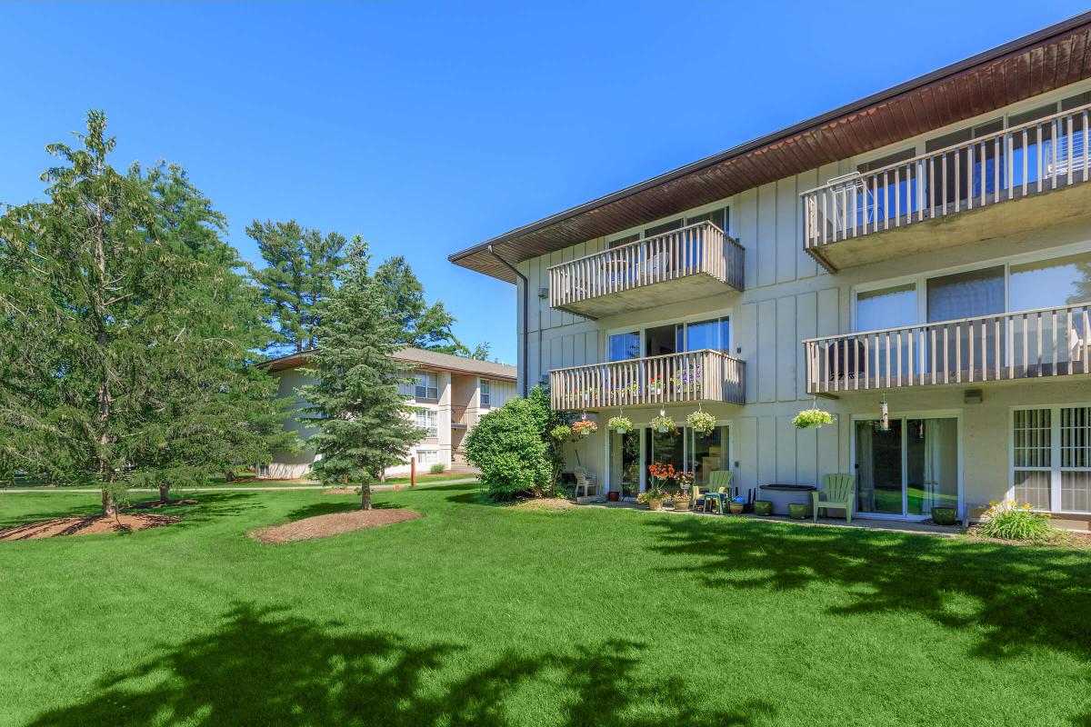 a large lawn in front of a house