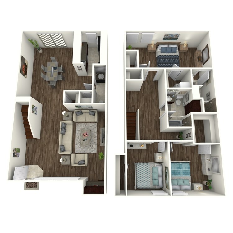 Floor plan image of Juniper Townhouse