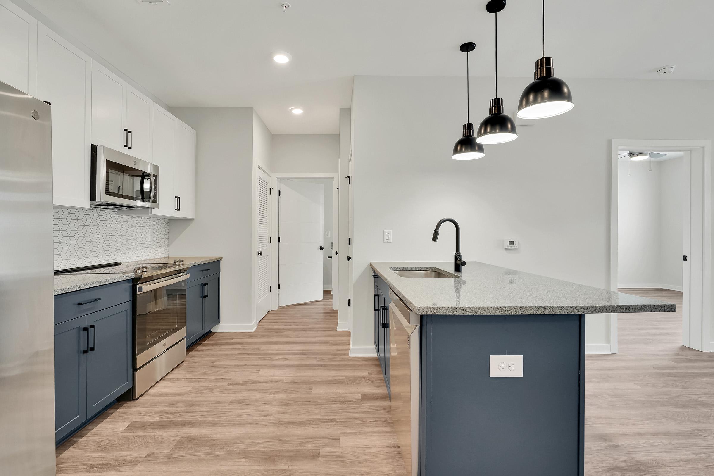 a stainless steel refrigerator in a kitchen