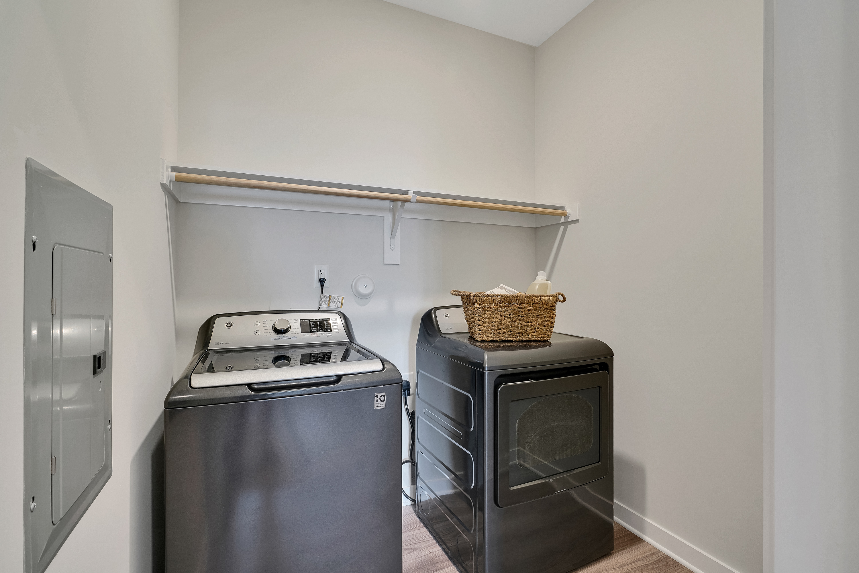 a stove top oven sitting inside of a kitchen