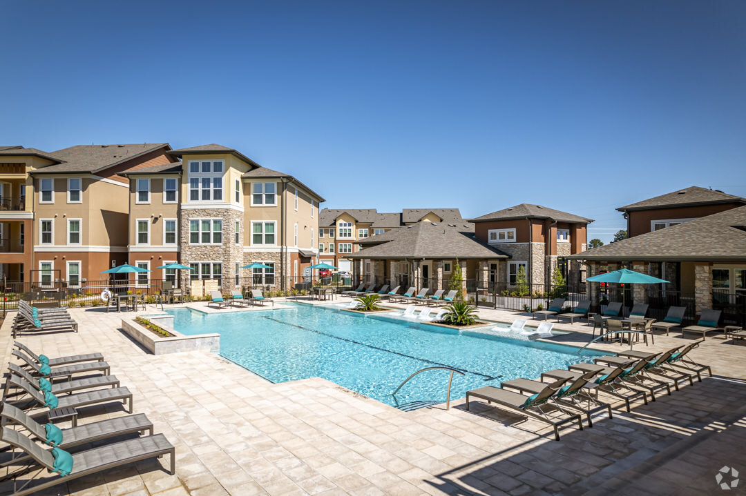 Shimmering Pool with Expansive Sun Deck