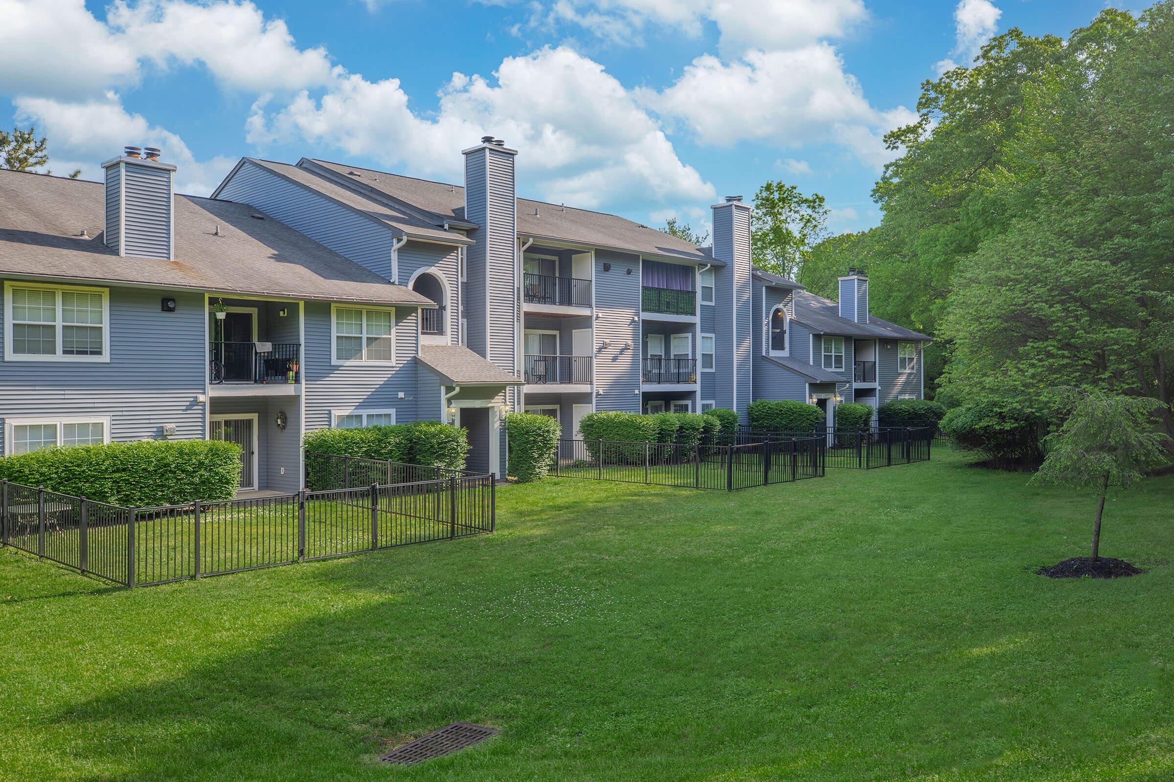 a large lawn in front of a house