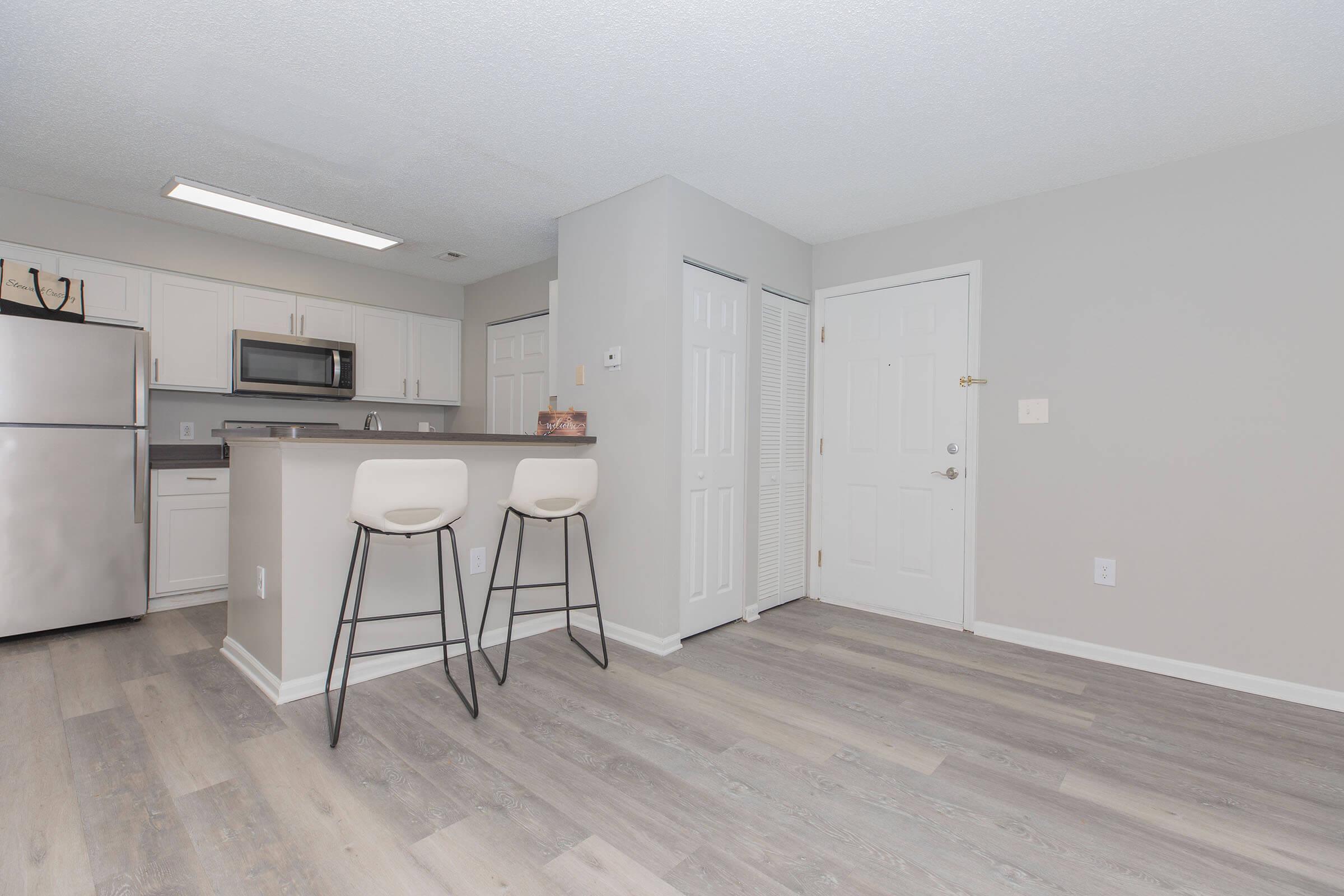 a room with a wooden floor