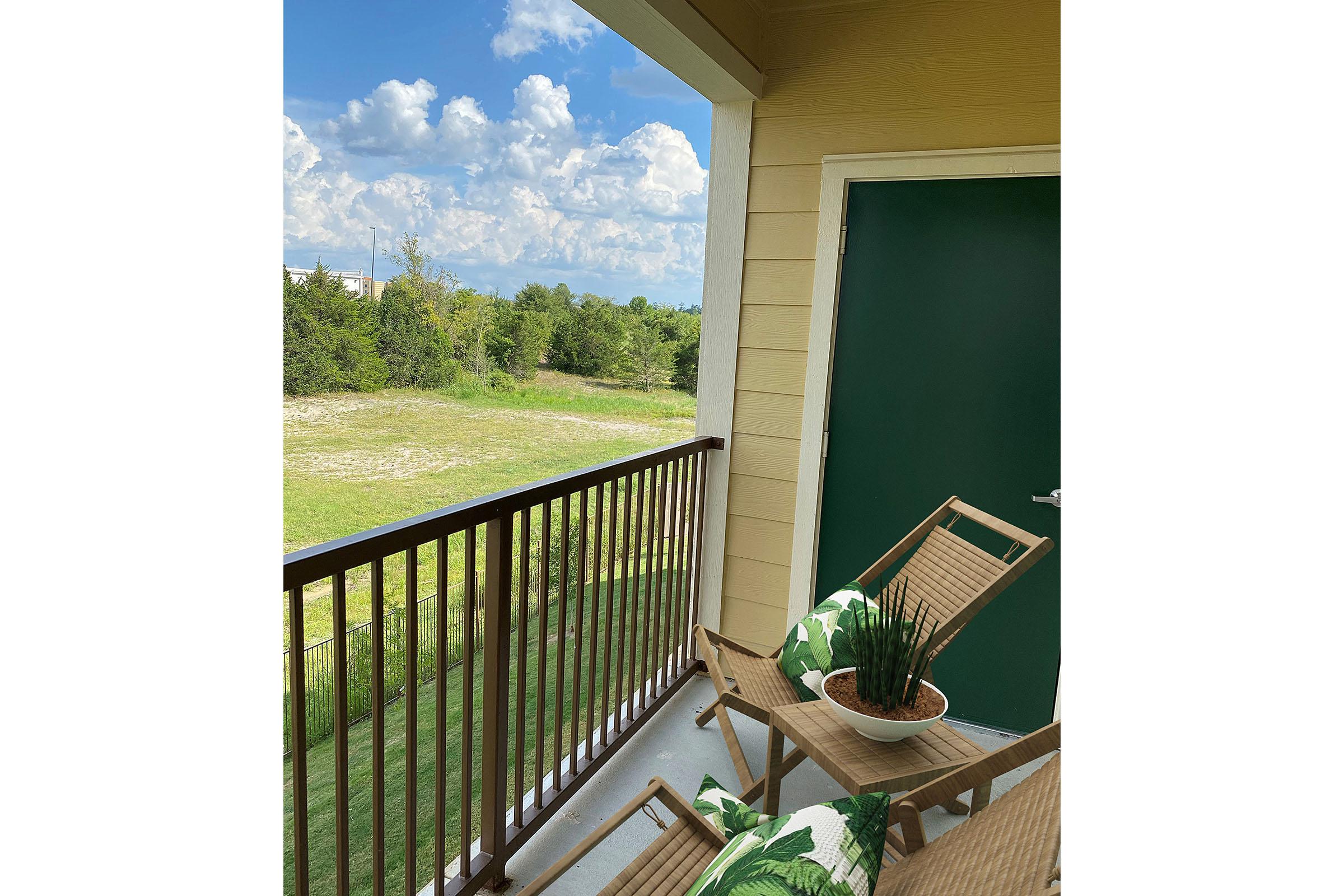 ENJOY THE VIEWS FROM YOUR PERSONAL BALCONY OR PATIO