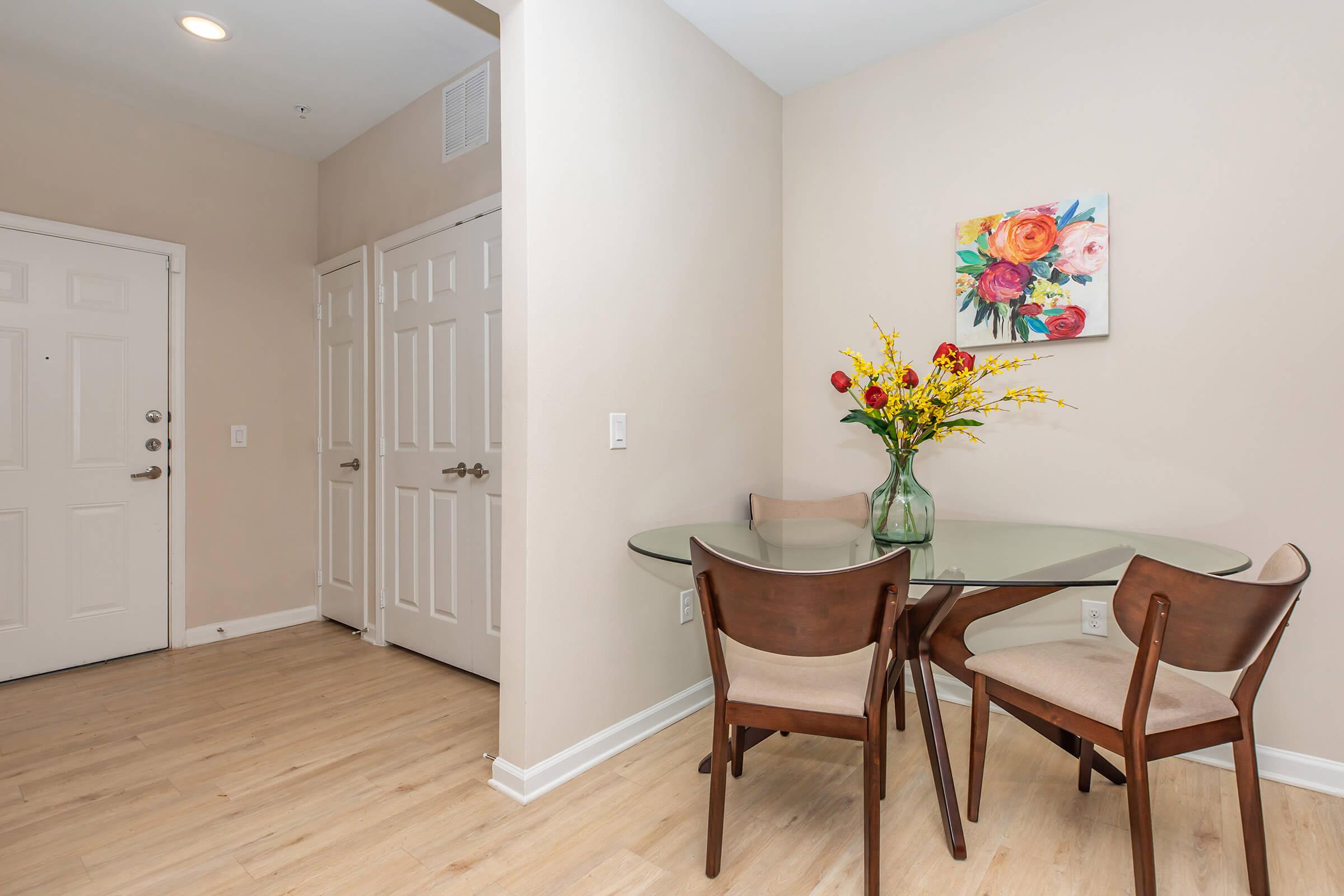 a room with a wooden floor