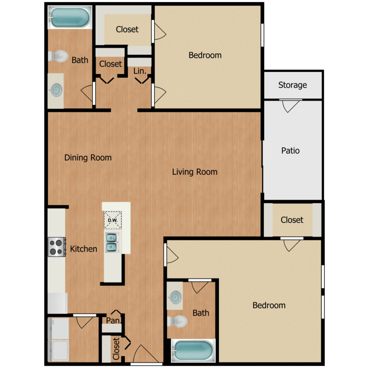 The Cypress floor plan image