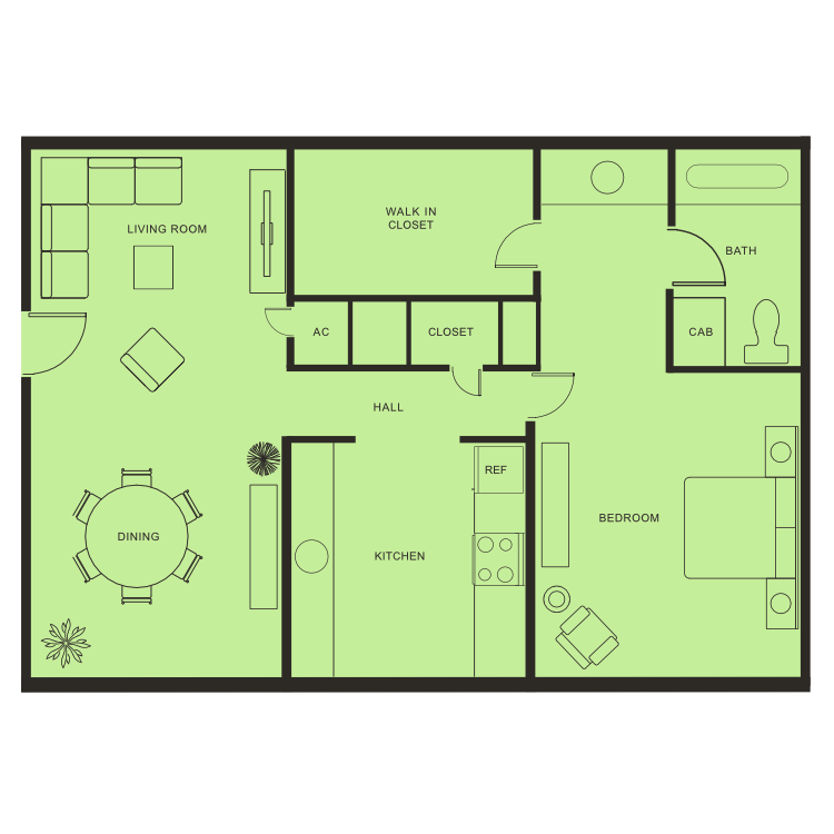 Floor plan image of A