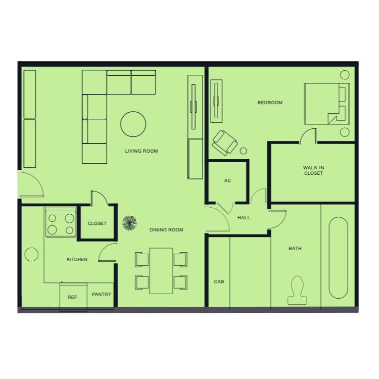 Floor plan image of B