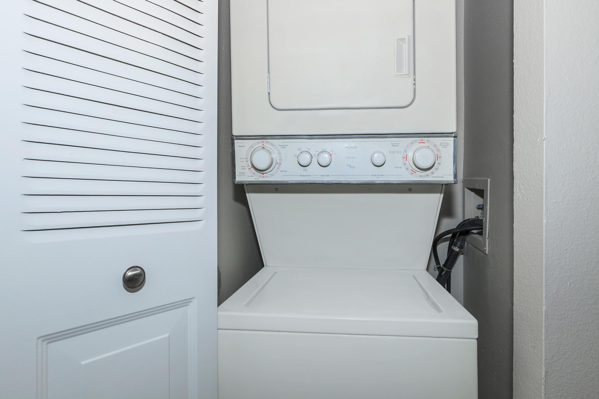 WASHER AND DRYER IN HOME*
