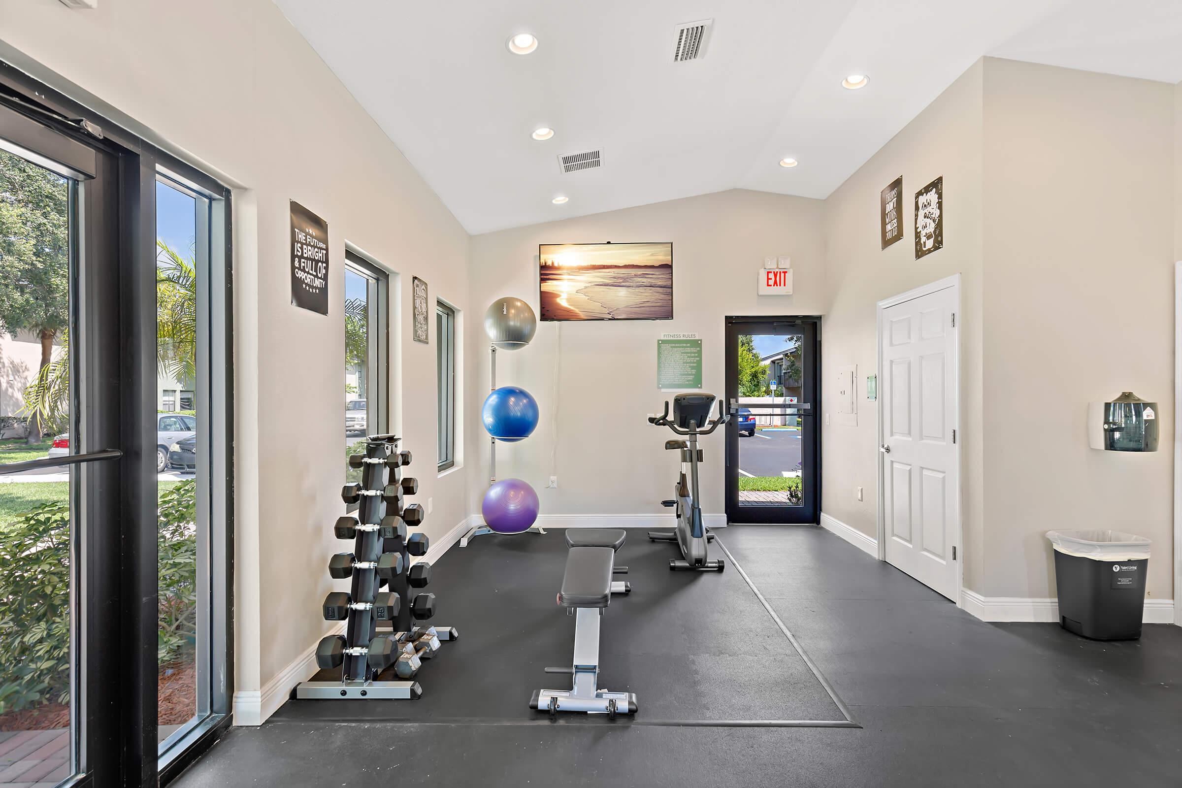 Enjoy Our-state-of-the-art Fitness Center At The Oasis at Bayside in Largo, FL