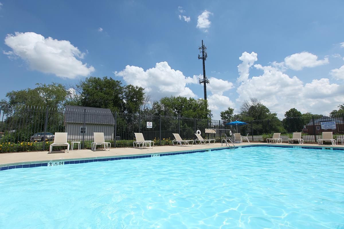 a large pool of water