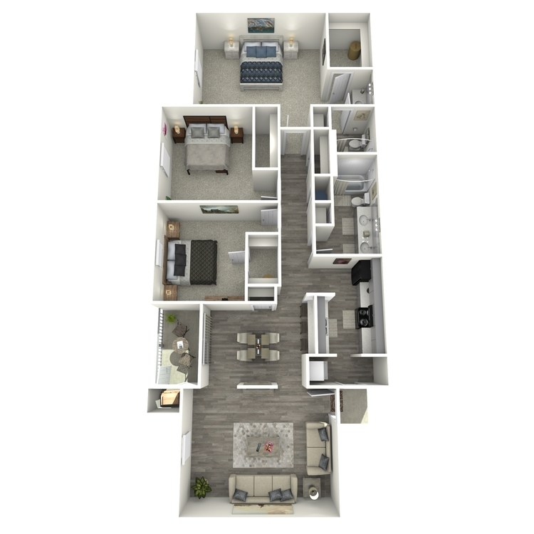 Floor plan image of La Rivera