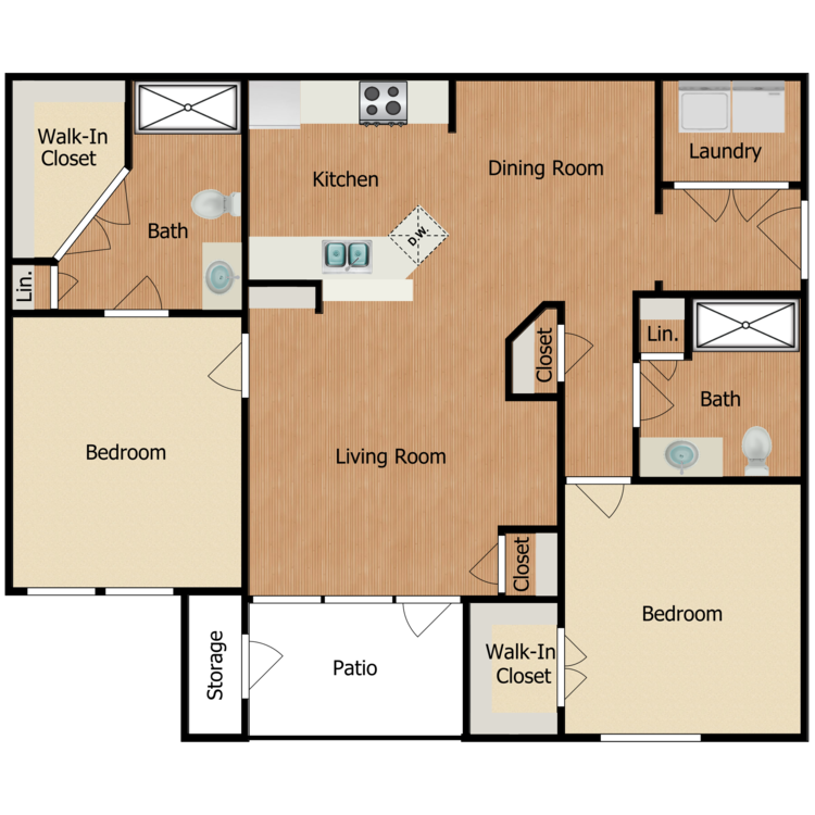 Floor plan image of Residence D2