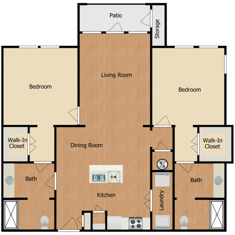 Floor plan image of Residence F2