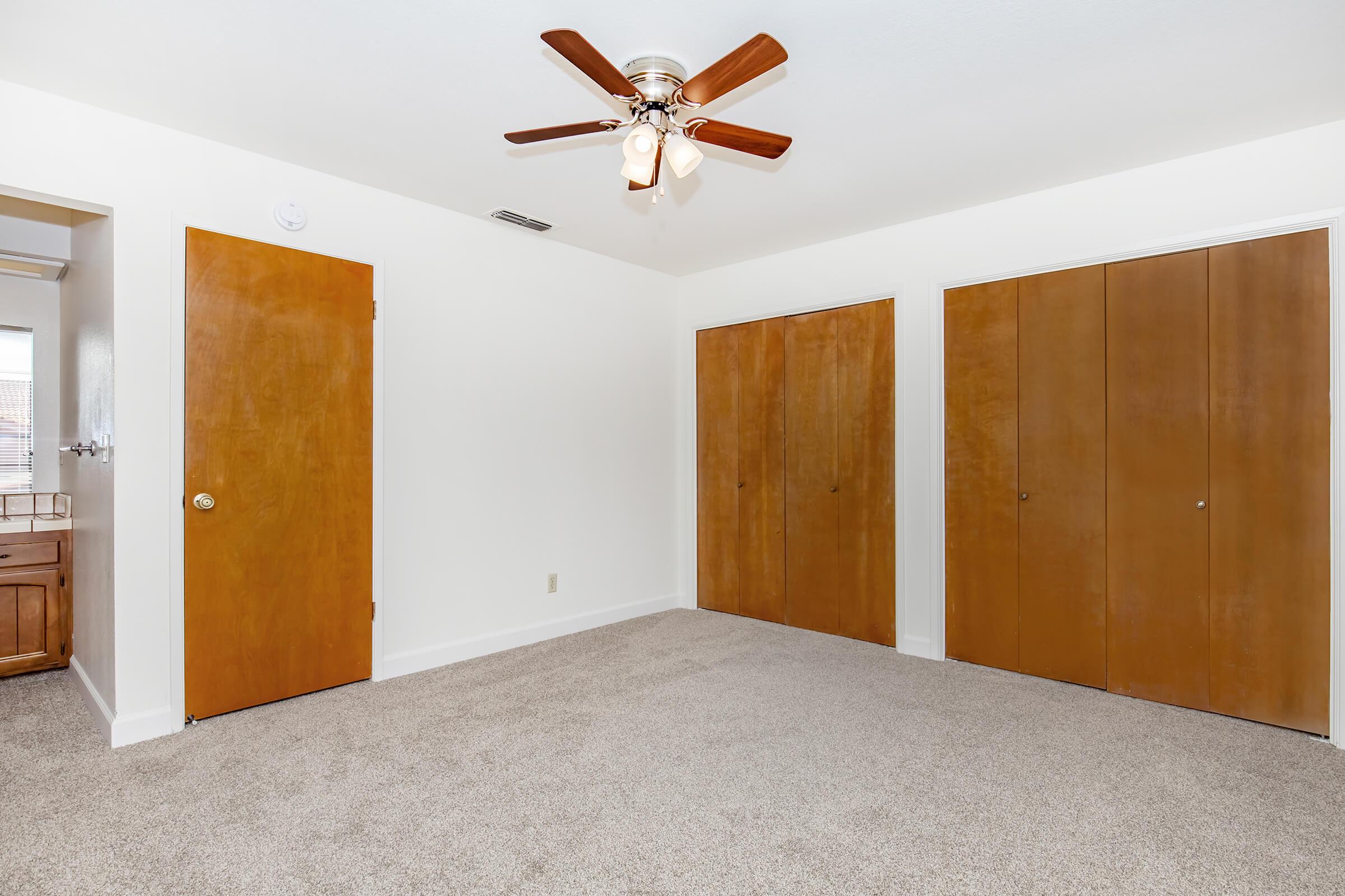 a kitchen with a wooden floor