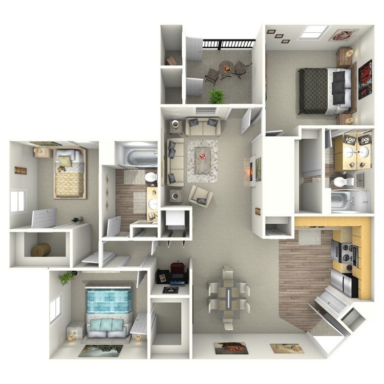 Floor plan image of Pikes Peak