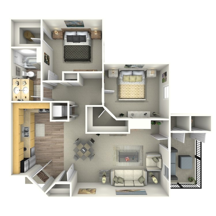 Floor plan image of Mt. Evans