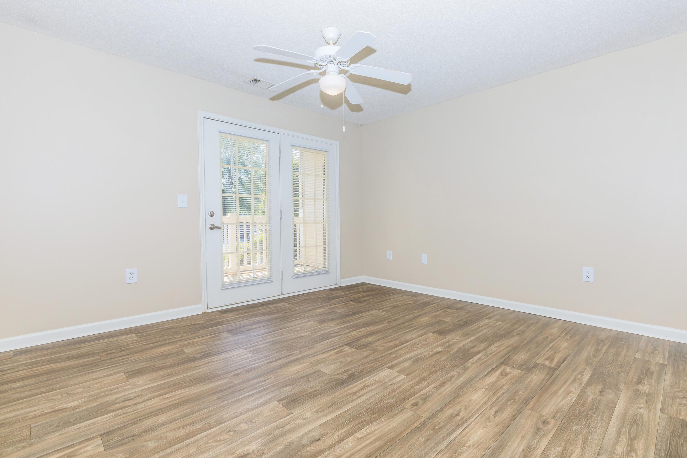 two bedroom apartment living room