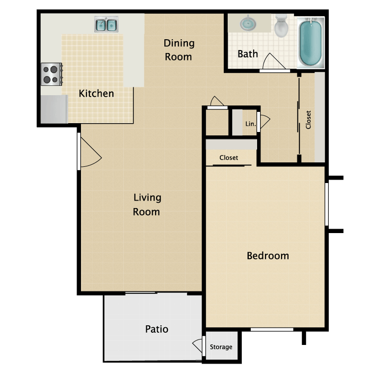 Country Club Villas Availability Floor Plans Plan One Upgraded