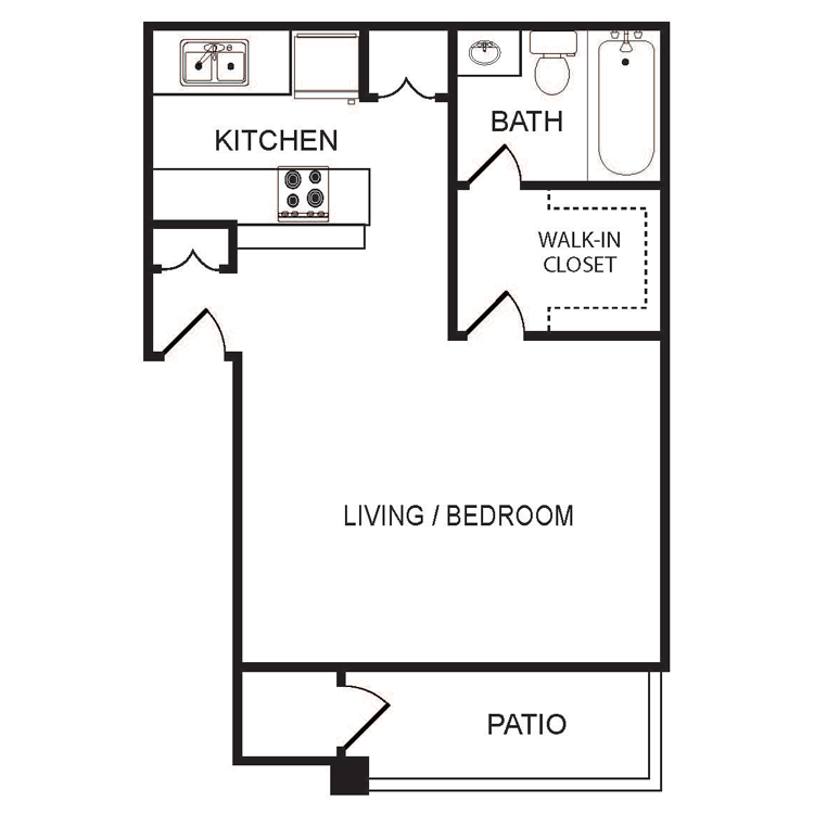Floor plan image of Large Studio