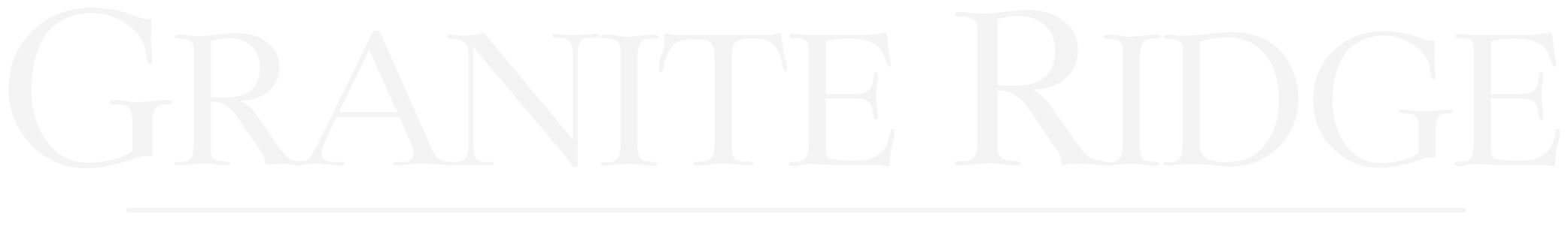 Granite Ridge ebrochure logo