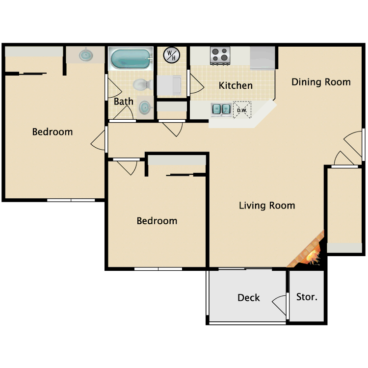 Floor plan image of Cedar