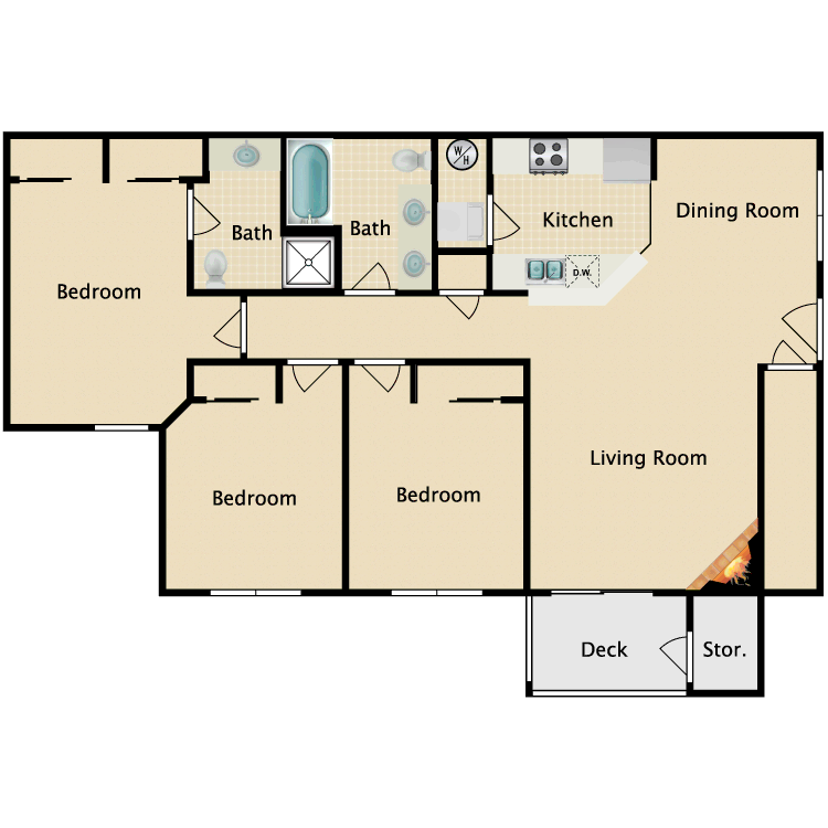 Floor plan image of Cypress