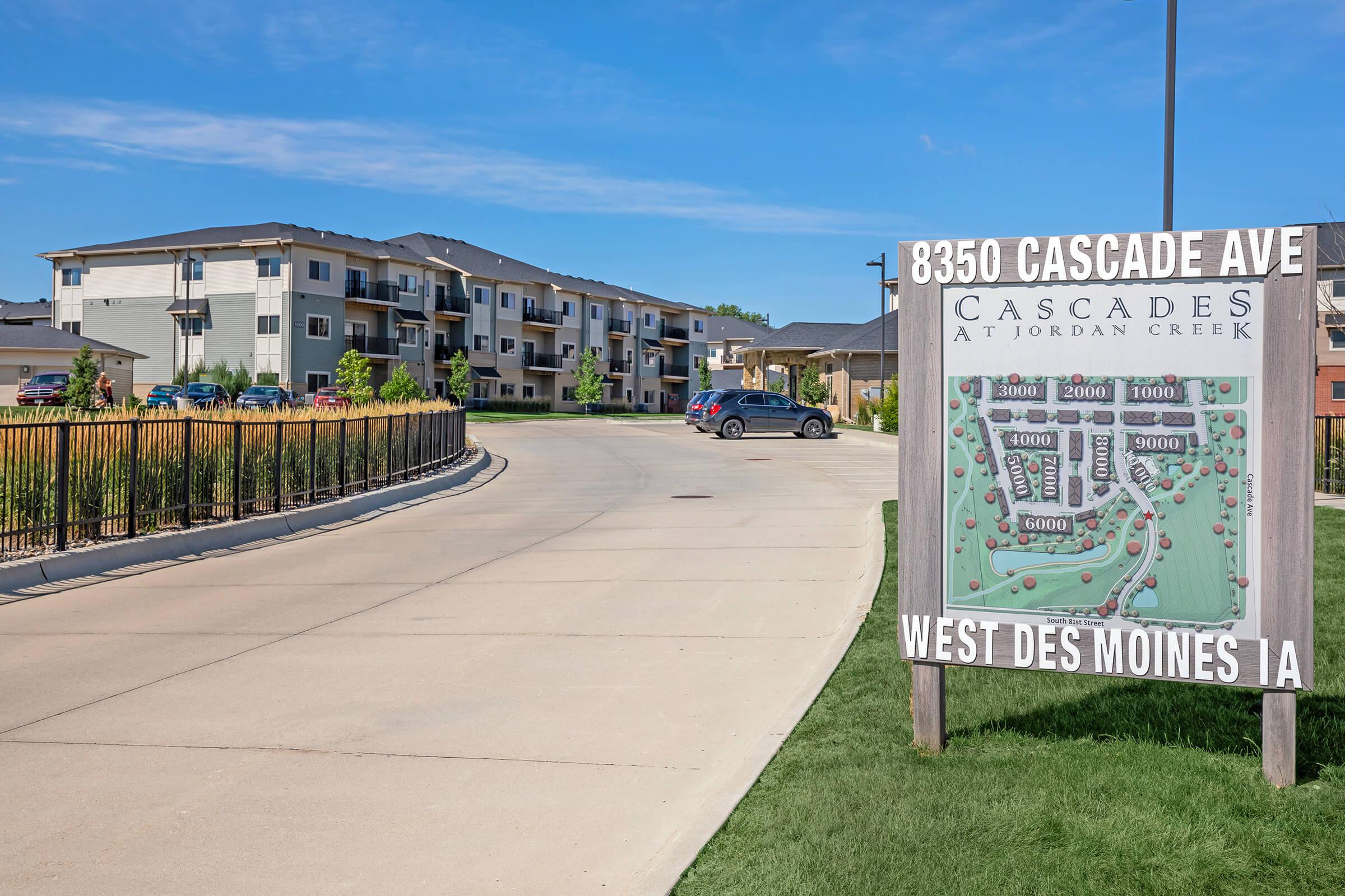 WELCOME HOME TO CASCADES AT JORDAN CREEK