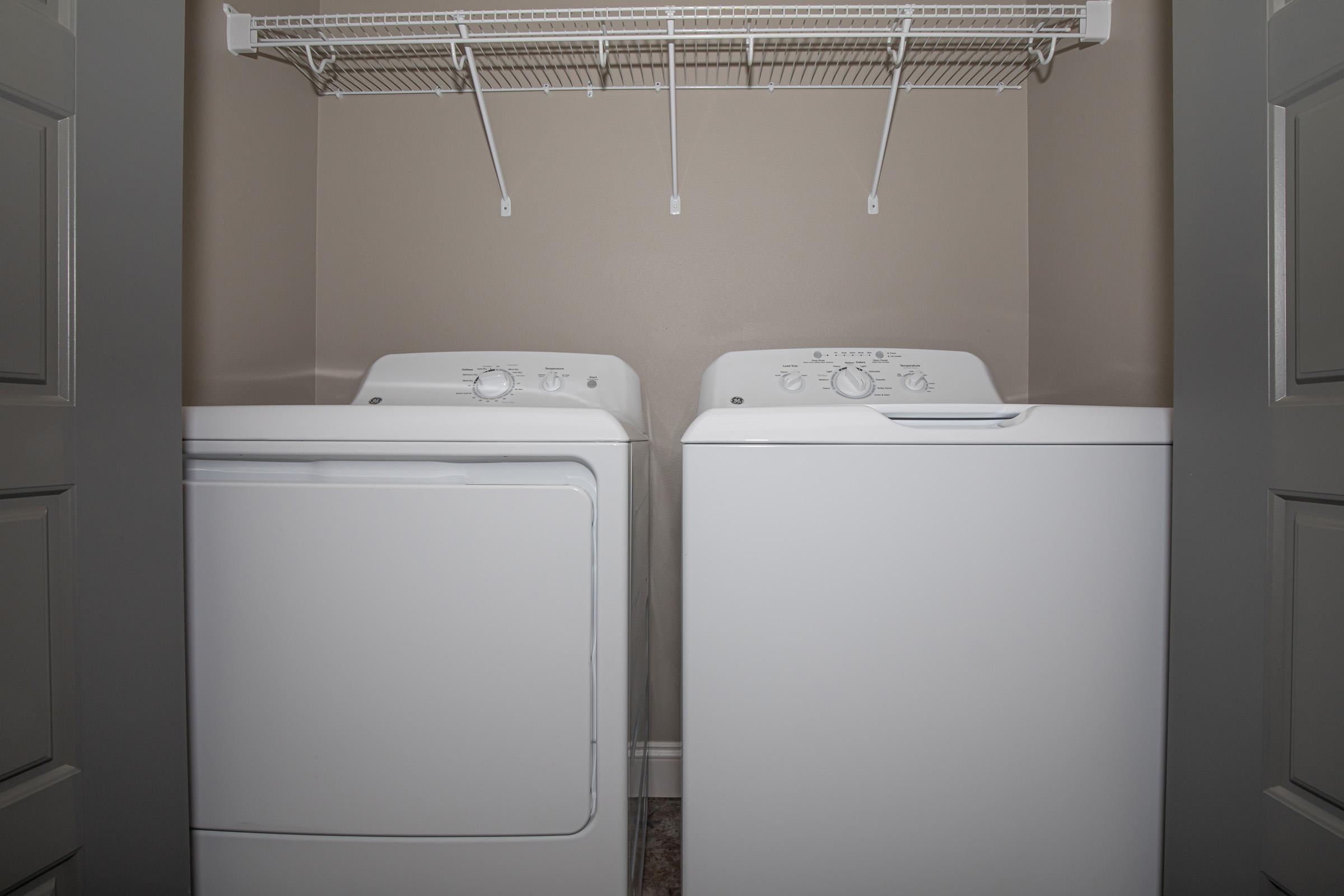 ENJOY YOUR IN-HOME WASHER AND DRYER
