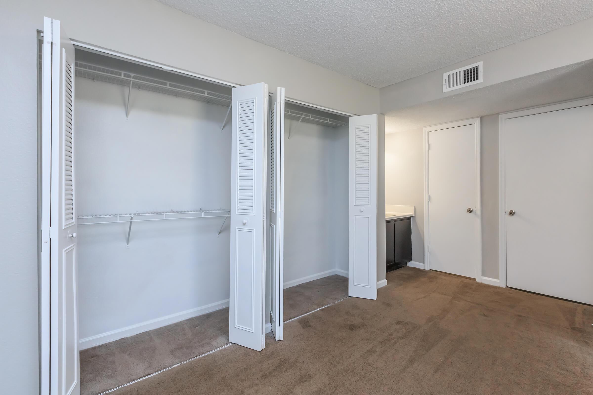a door in a room